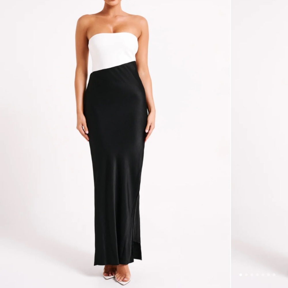 Meshki Black Tie Dress